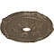 Ekena Millwork Attica with Rose Ceiling Medallion (Canopies up to 4 1/2"), 26"OD x 3 3/4"ID x 1 1/2"P, Warm Silver CM26ATWSS - alternate 2